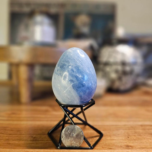 3 Inch Celestine Crystal Egg